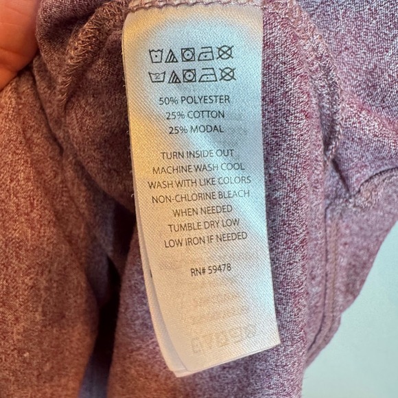 Artisan NY Women's Long‎ Sleeve Top with Back Cutout Detail Purple Large - Picture 4 of 6